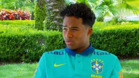 恩德里克：八岁时目睹巴西1-7德国我哭了 承诺为赢美洲杯献出生命