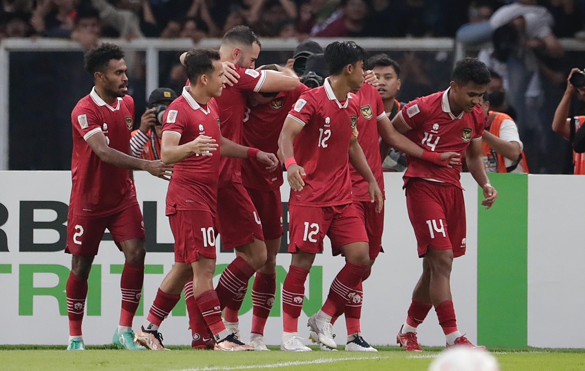 国足历史9战印尼6胜2平1负，92年后5胜1平